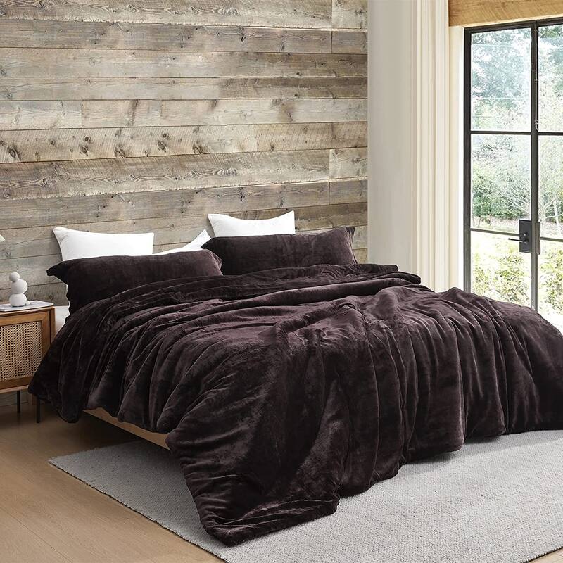The Original Plush - Coma Inducer® Oversized Comforter Set - Dark Chocolate - Oversized Queen