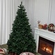 preview thumbnail 11 of 9, 6ft/ 7ft Modern PVC Artificial Unlit Christmas Tree with Stand