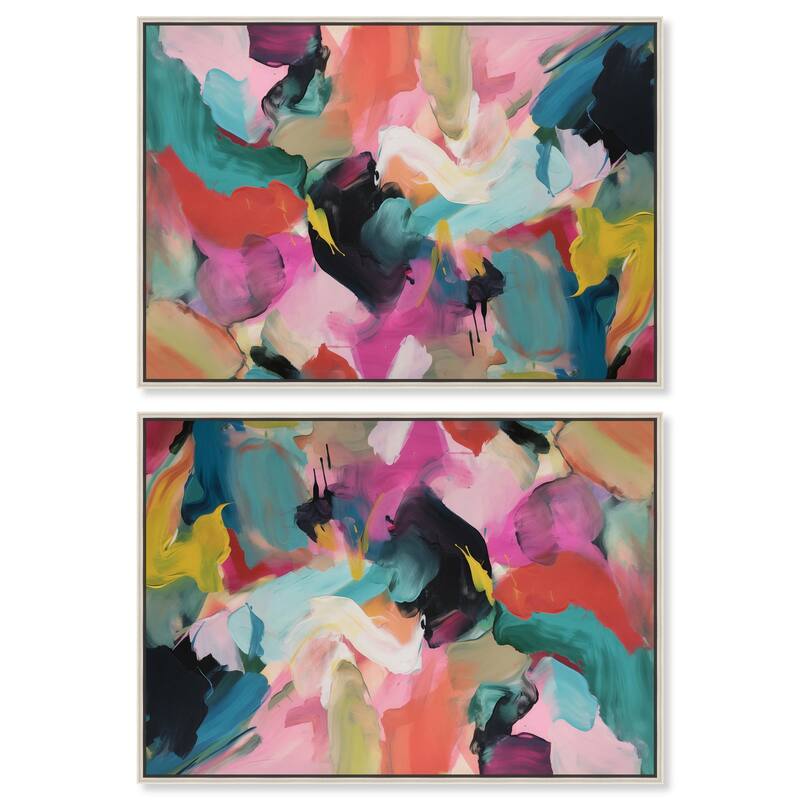 Cherry Lemon Drink Canvas by Art Remedy - 36" x 54" - White