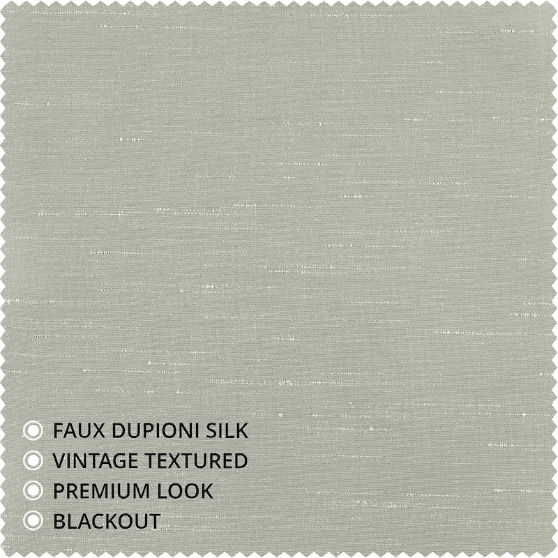 Exclusive Fabrics Textured Faux Dupioni Silk Thermal Blackout Curtains (1 Panel)
