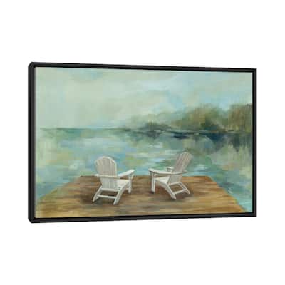 iCanvas "Lakeside Retreat I no Wood" by Silvia Vassileva Framed Canvas Print