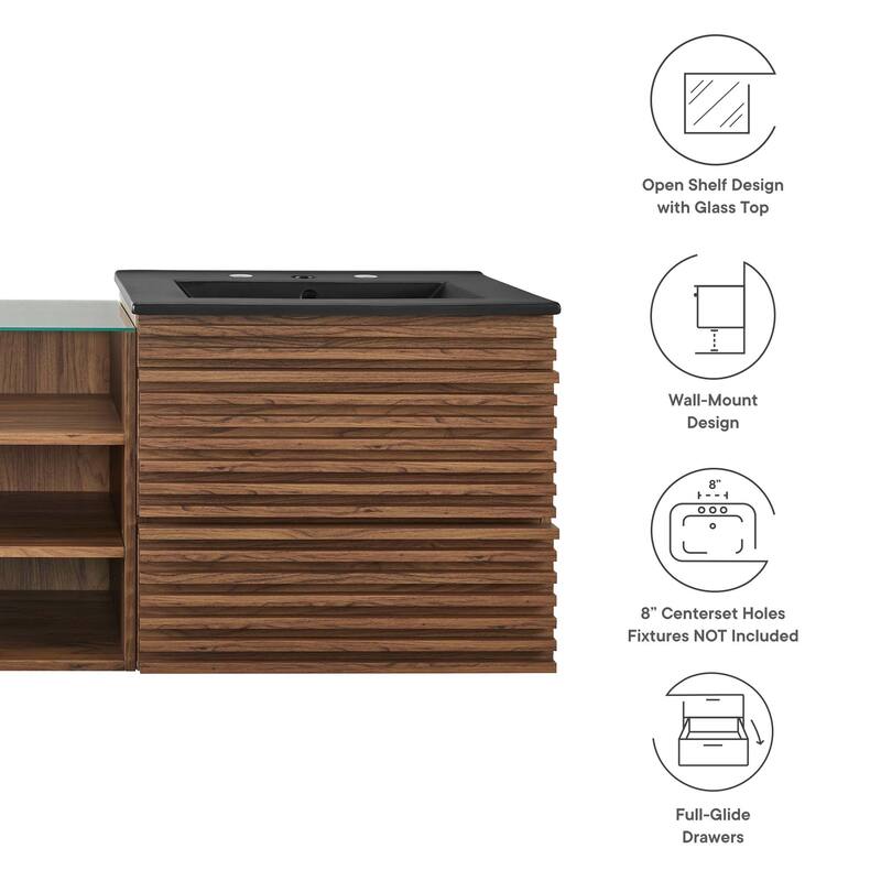 Render 62" Wall-Mount Double Sink Bathroom Vanity