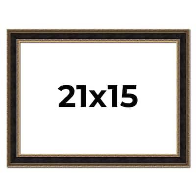 21x15 Frame Gold Antique Vintage Sold Wood Picture Frame | 1.75 Inch