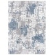 preview thumbnail 32 of 62, SAFAVIEH Century Trix Modern Abstract Rug 6'7" x 9' - Grey/Blue - Rectangle