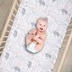preview thumbnail 2 of 4, Lambs & Ivy Jungle Story 100% Cotton Safari Baby Fitted Crib Sheet - White