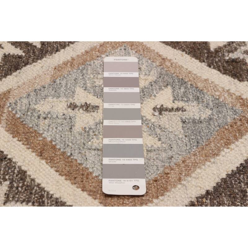 Ankara Grey Kilim 5'1" x 8'1" - 5'1 x 8'1