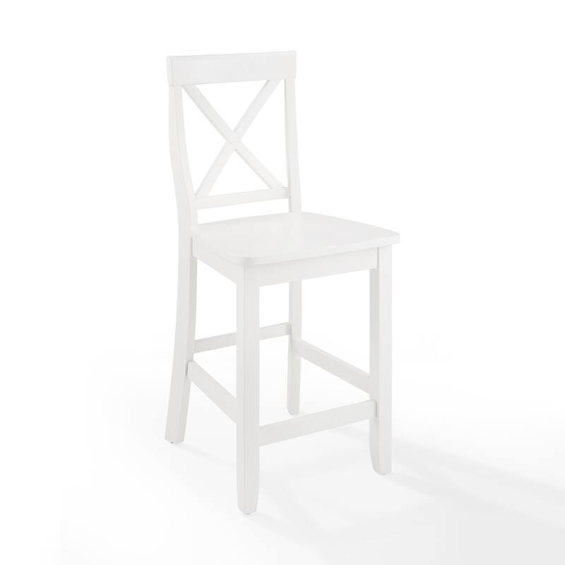 Crosley X-Back 2Pc Counter Stool Set - 21 "W x	44 "D x 11 "H