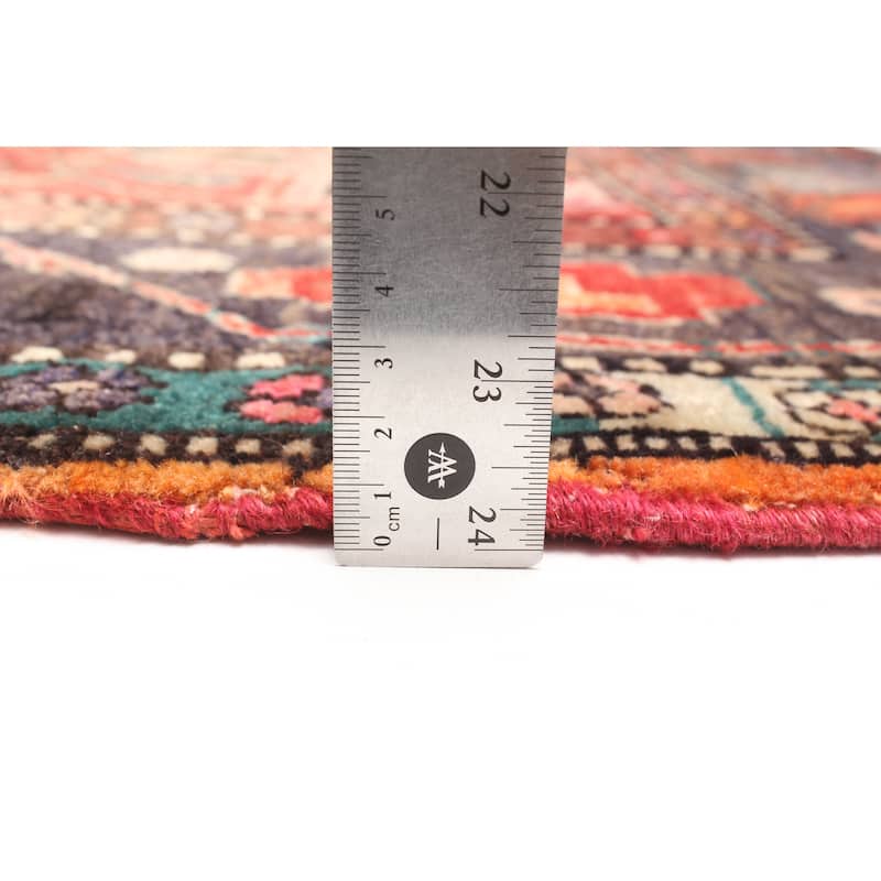 ECARPETGALLERY Hand-knotted Kayseri Red Wool Rug - 4'4 x 6'5