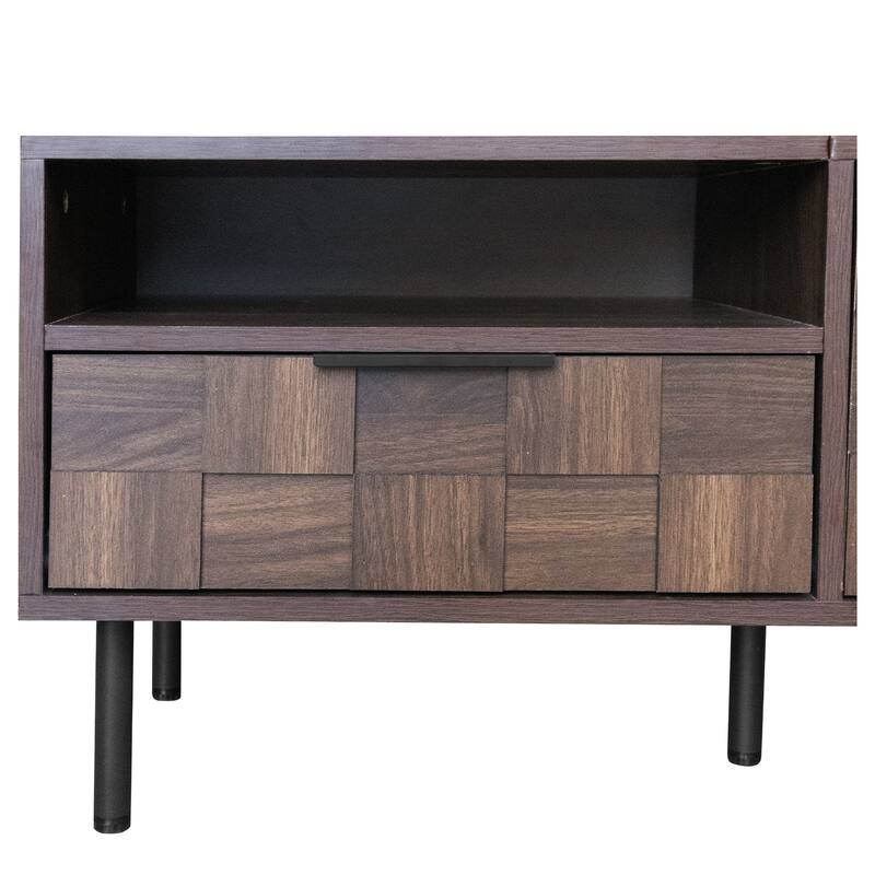 TV Stand TV Console with Storage Cabinets