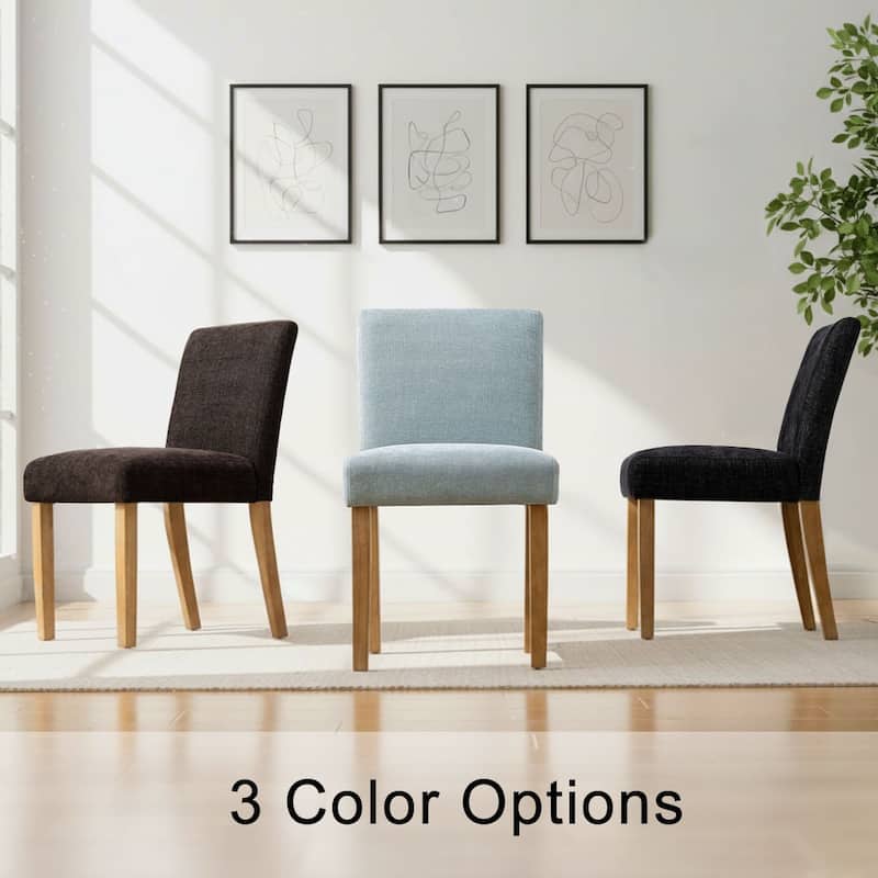 Upholstered Solid Wood Dining Chair (Set of 4) - 4-Piece