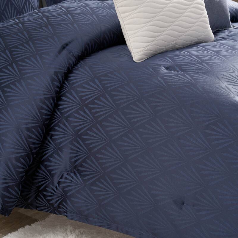 Chloe Navy 3 Piece Comforter Set