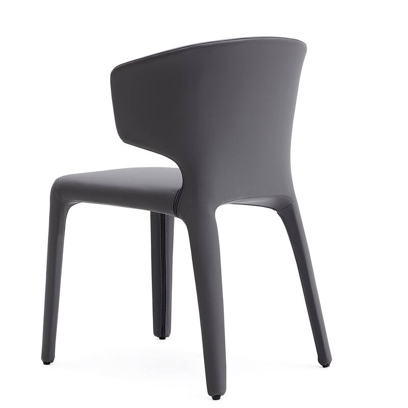 Conrad Cream Faux Leather Dining Chair (Set of 2)