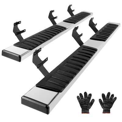 Running Boards, 6" Step Bars Compatible with 2015-2023 Ford F150-Crew Cab/2017-2023 Ford F-250 F-350 Super Duty Crew Cab