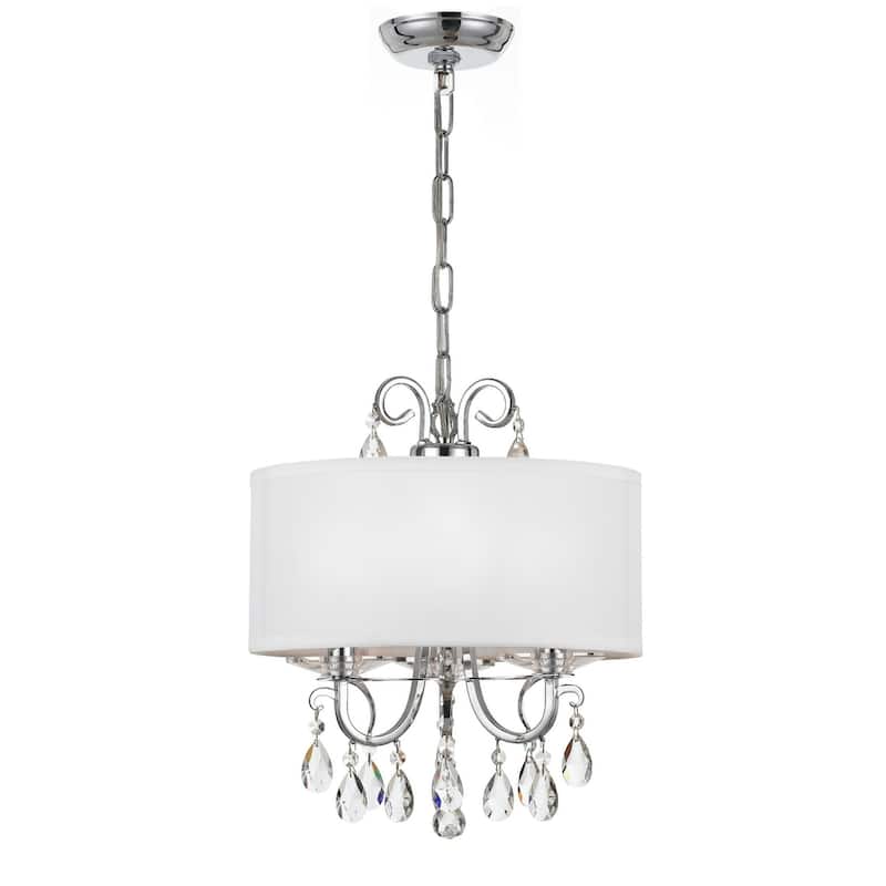 Crystorama Lighting Group Othello 3 Light 15" Wide Swarovski Spectra - Polished Chrome