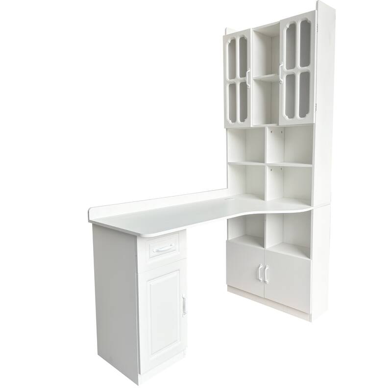 L-Shaped Corner Computer Desk