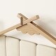 preview thumbnail 5 of 4, Twin House Shaped Bedside Floor Bed with Guardrails, Slats, with Door,Natural