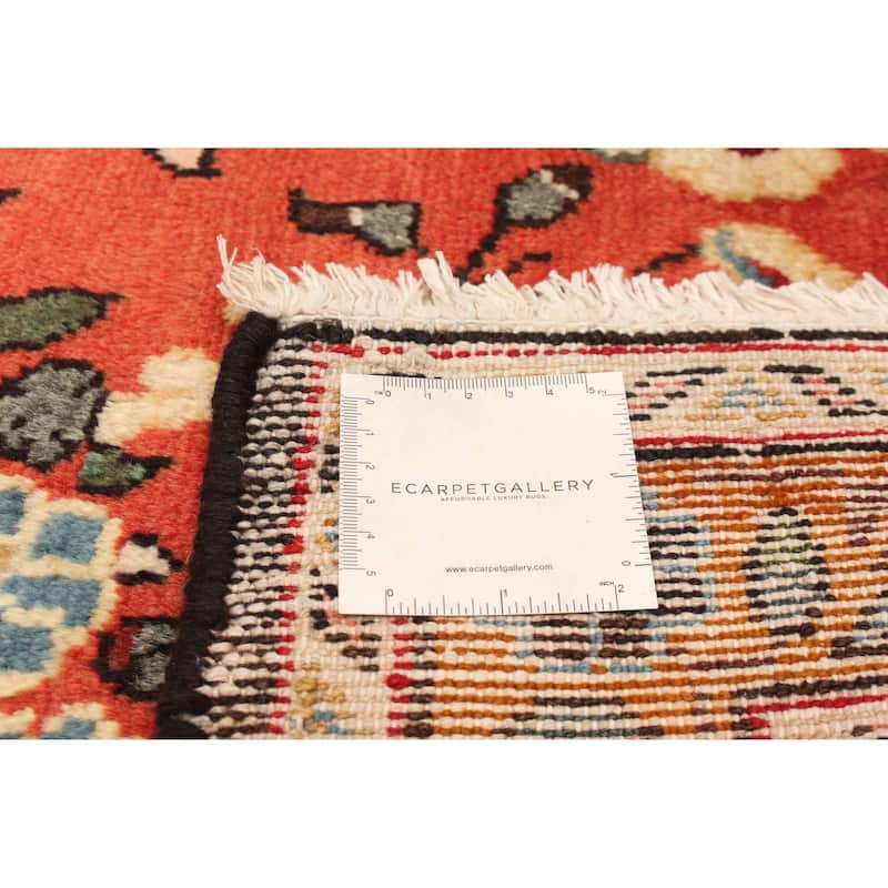 ECARPETGALLERY Hand-knotted Andelz Red Wool Rug - 3'1 x 9'8