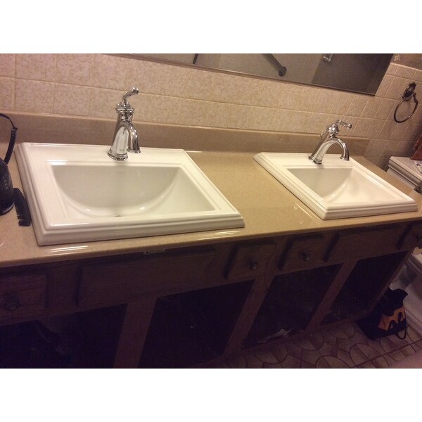 Kohler K 2241 1 Memoirs 17 Drop In Bathroom Sink With