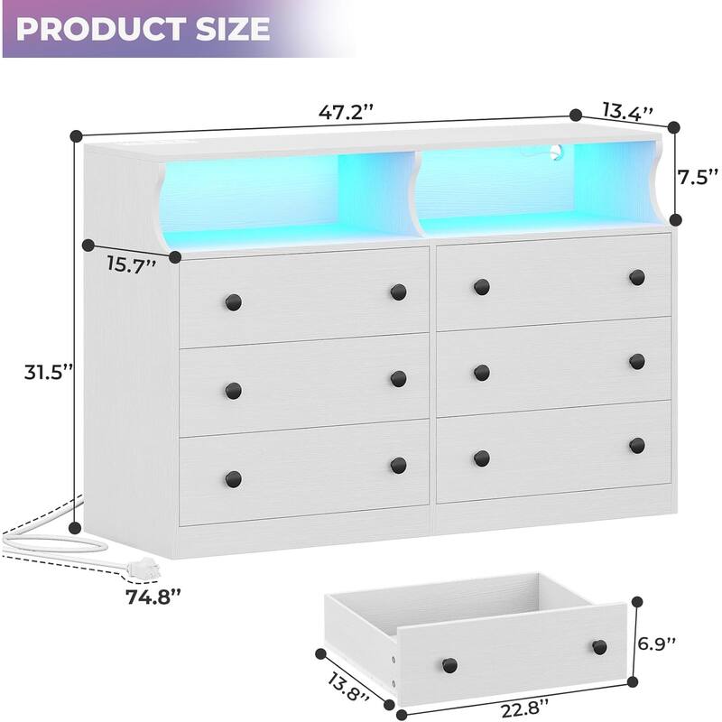 Dresser for Bedroom Dressers & Chests of Drawers Storage Organizer