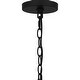 preview thumbnail 3 of 6, Buckley 1-Light Matte Black Outdoor Hanging Lantern