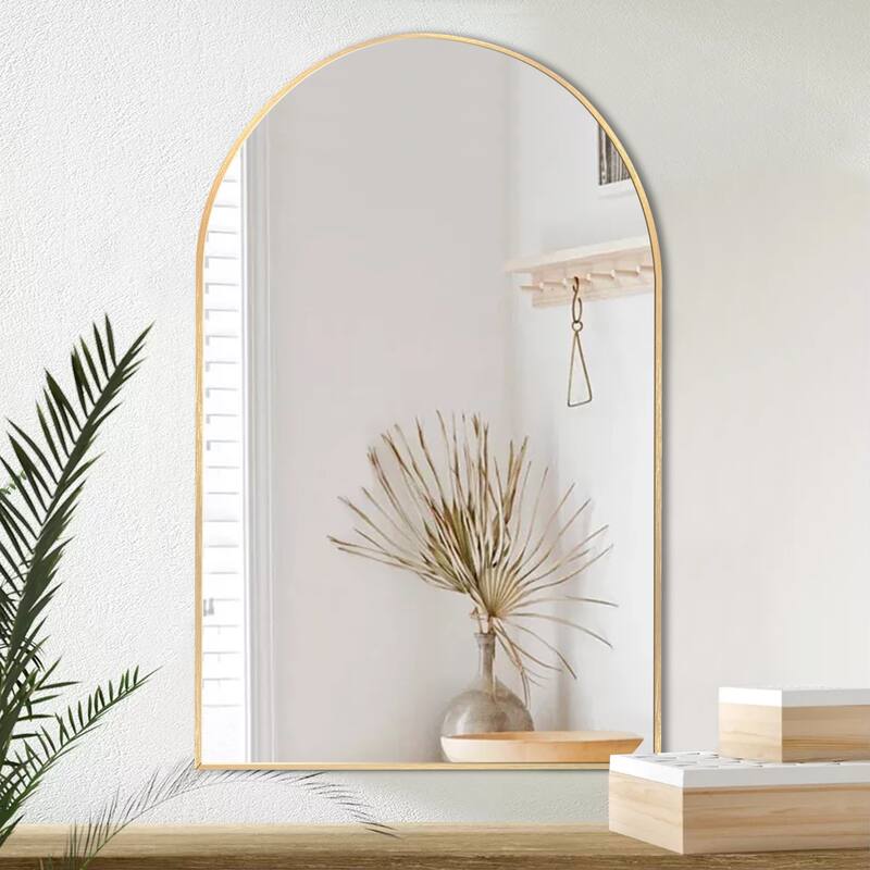Bathroom Arch Aluminum Wall Mirror Vanity Mirrors