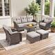Option 6 Pieces w/ Swivel Chair