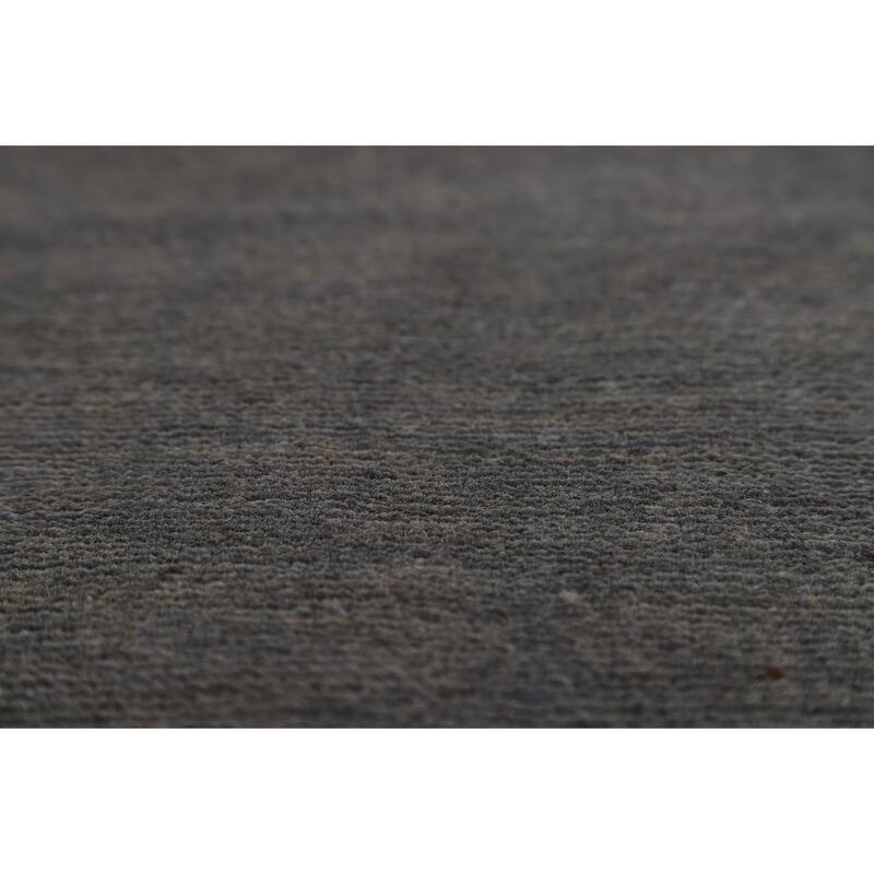 Gray Modern Gabbeh Oriental Area Rug Hand-Knotted Wool Carpet - 5'9" x 7'10"