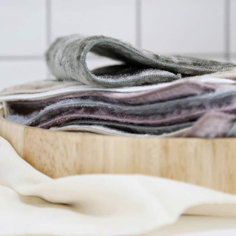 100% Viscose Dish Cloths, Clean with Water only, no Detergent