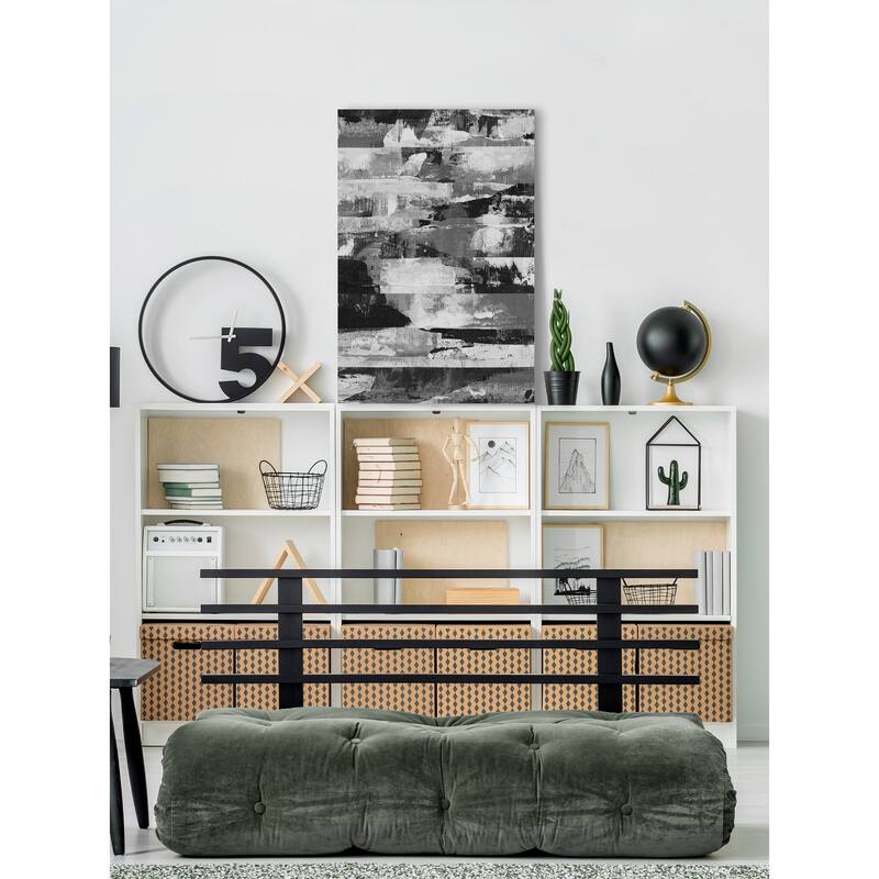 Striking Contrast Print on Wrapped Canvas