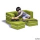 preview thumbnail 22 of 48, Jaxx Zipline Modular Kids Loveseat with Ottomans
