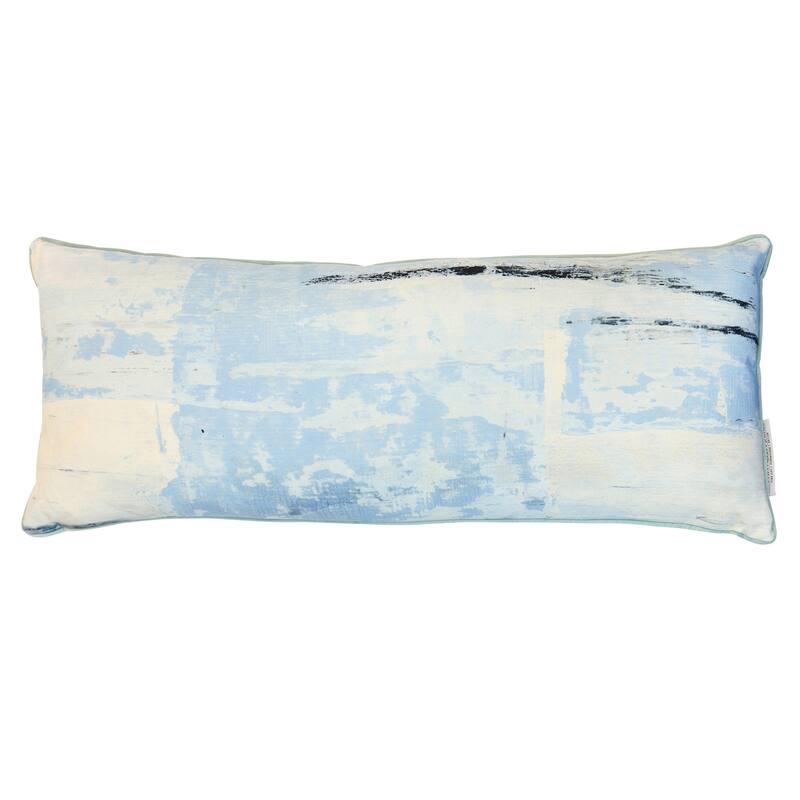 StyleCraft Tidewashed Crush I Pillow - Coastal Blue - 36" x 14"