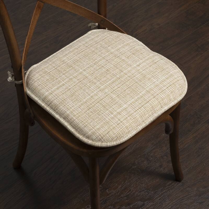 Aria Memory Foam Non-Slip Chair Pad with Ties