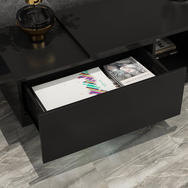 94.5" TV Stand with Drawers TV Cabinet Entertainment Center Sideboard