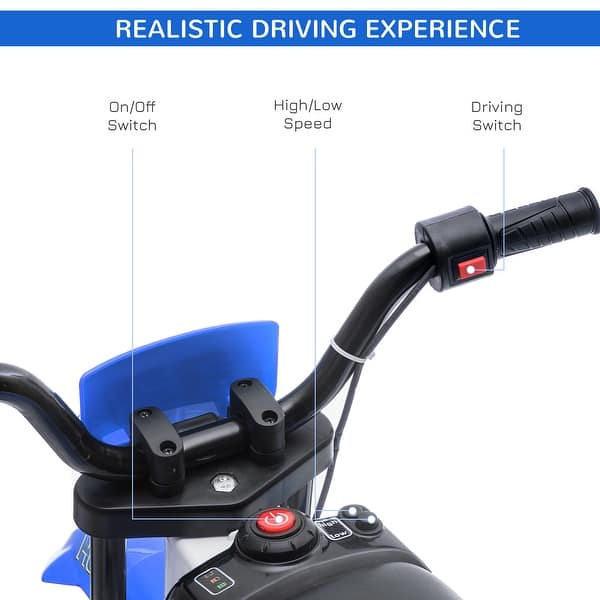 Electric Battery-Powered Ride-On Toy - Blue