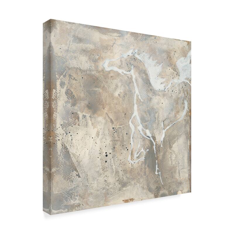 Chris Paschke 'White Horse Ii' Canvas Art