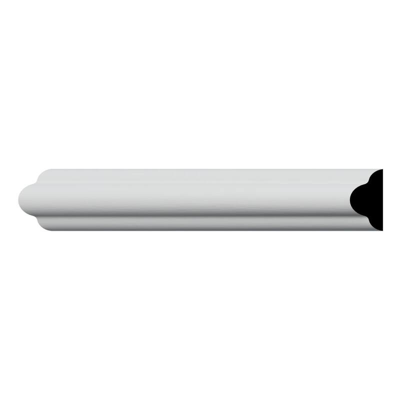 WM1215: 9/16-in x 1-1/4-in x 96-in Americraft Solid Hardwood Stain Grade Joint Moulding - Primed