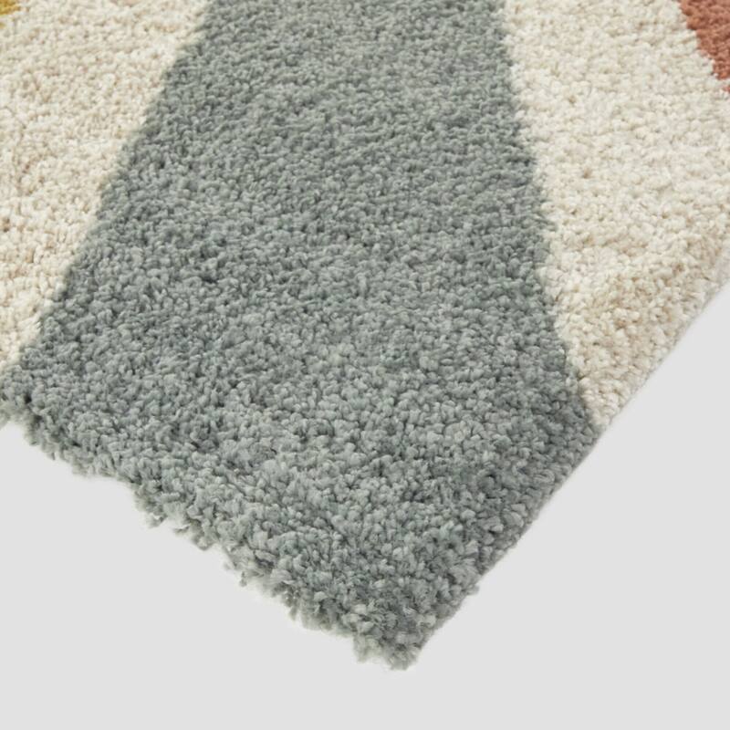 Helia Rainbow Sunrise Shag Area Rug