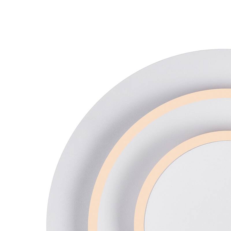 Private I Integrated LED Round Matte White Wall Sconce - Matte White
