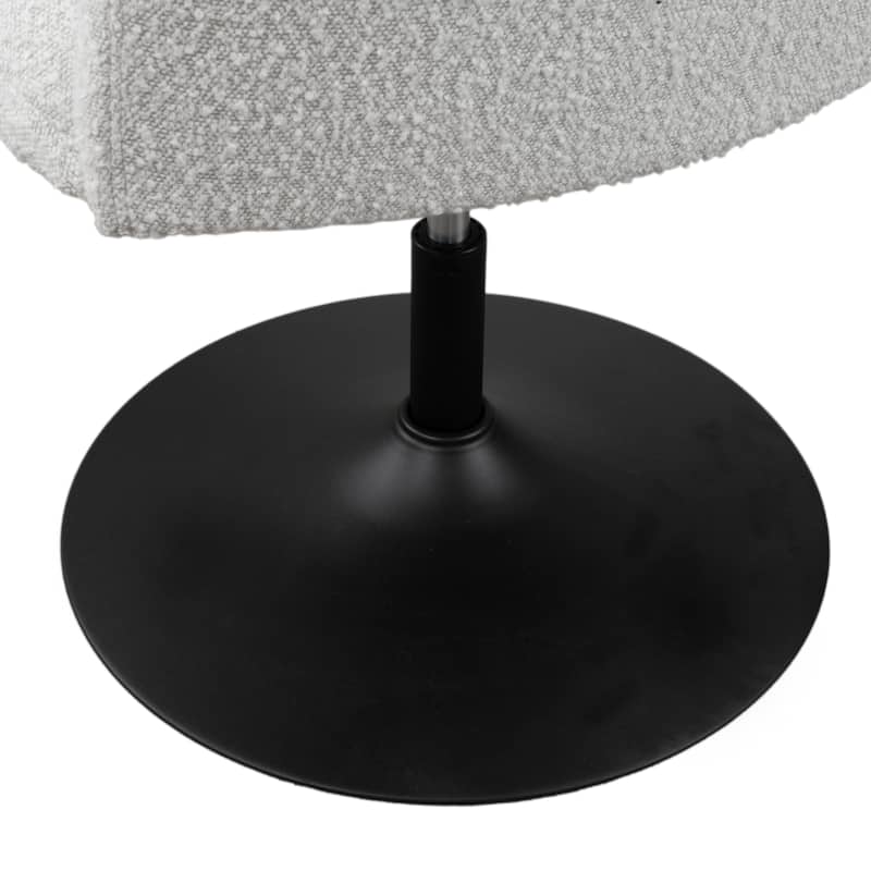 Art Leon Fabric Swivel Accent Chair with Ottoman