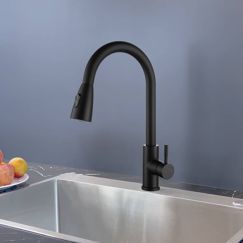 Topcraft Stainless Steel Pull Down kitchen Sink Faucet