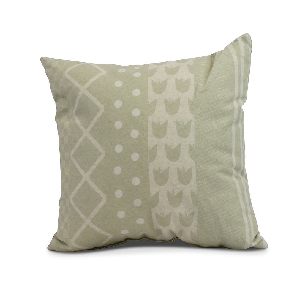 20 x 20 inch Pattern Stripe Outdoor Pillow