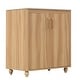 preview thumbnail 17 of 18, 30 Inch Bathroom Vanity with Sink Natural Wood Cabinet with Drawer