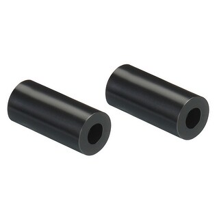 Uxcell Nylon Round Spacer Washers - 3.2mm ID, 7mm OD, 20mm Height, Black (100Pcs)