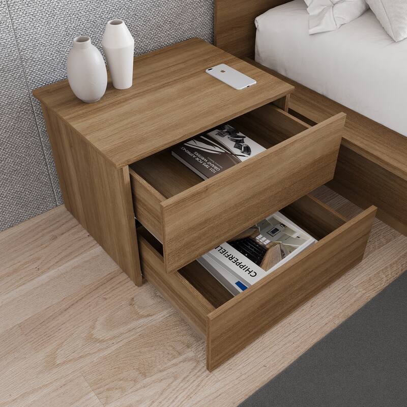 James 2-drawer Nightstand