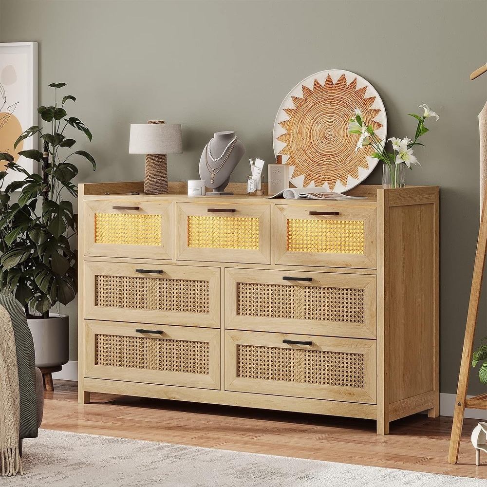 14+ 7 Drawer Dresser White