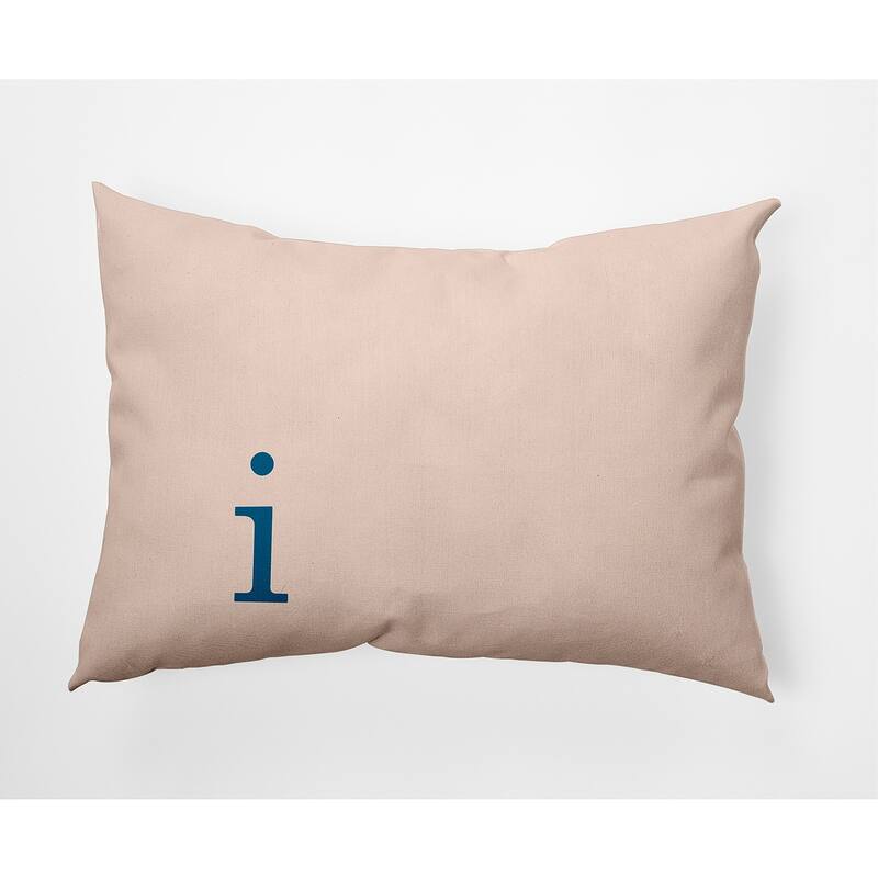 Modern Monogram Decorative Throw Pillow - 14" x 20" - i