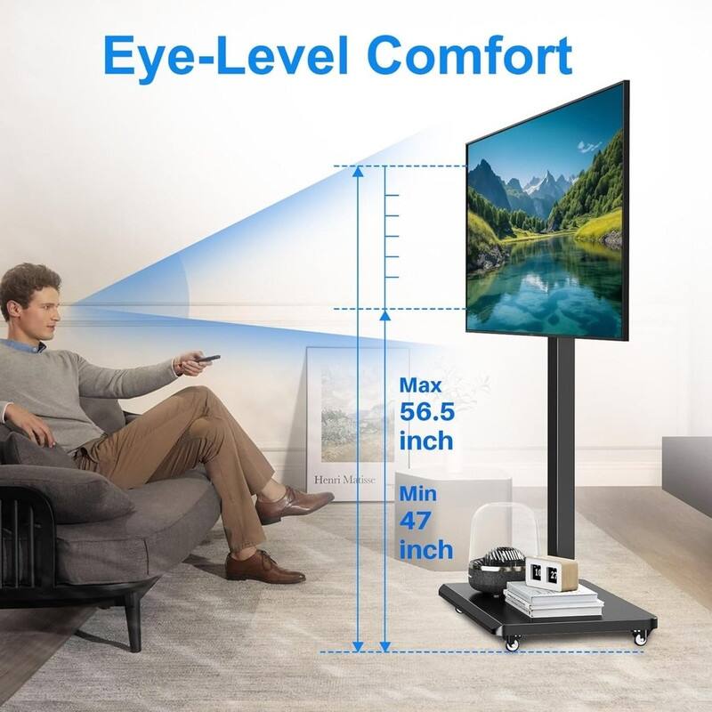 Rolling TV Stand