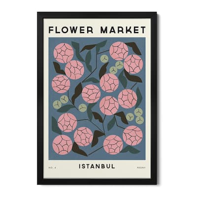 Flower Market IV Premium Framed Poster by Renea L. Thull