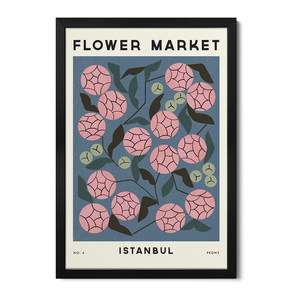 Flower Market IV Premium Framed Poster by Renea L. Thull