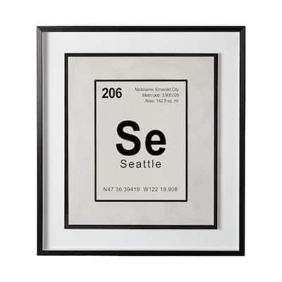 Breaking Seattle Framed Art Print